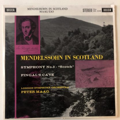 SXL 2246 Mendelsohn in Scotland / Peter Maag / LSO W/B