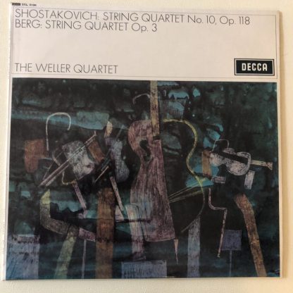 SXL 6196 Berg / Shostakovich String Quartets / The Weller Quartet W/B