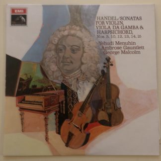 ASD 2384 Handel Violin Sonatas Nos. 1 - 6 / Menuhin / Macolm