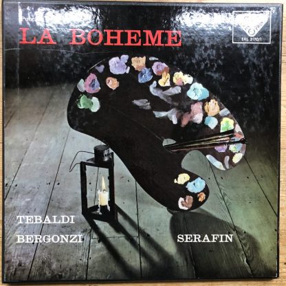 SXL 2170/1 Puccini La Boheme / Tebaldi / Bergonzi / Serafin W/B 2 LP box