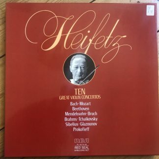 RL 00720(6) Ten Great Violin Concertos / Heifetz 6 LP box