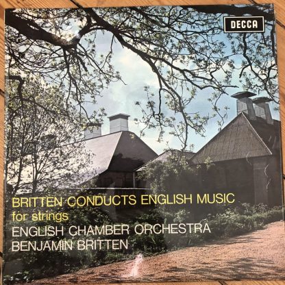 SXL 6405 Britten conducts English Music for Strings W/B