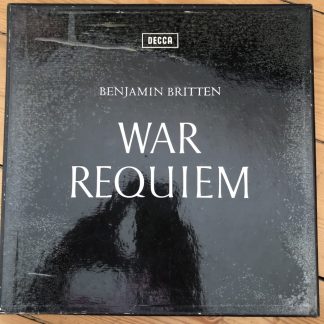 SET 252-3 Britten War Requiem / Pears / Britten etc. W/B 2 LP box
