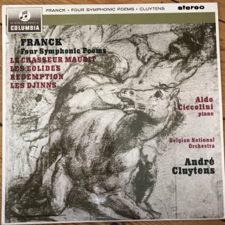 SAX 2528 Frank Four Symphonic Poems / Andre Cluytens B/S