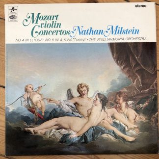 SAX 5254 Mozart Violin Concertos Nos 4 & 5 Nathan Milstein Philharmonia Orch E/R