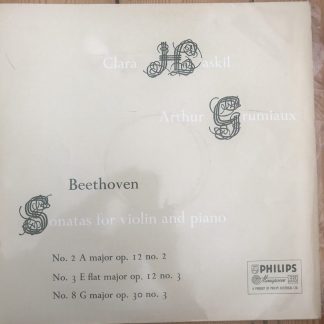 ABL 3199 Beethoven Violin Sonatas 2, 3 & 8 / Haskil / Grumiaux P/S Minigroove