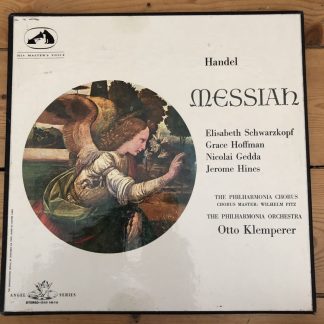 SAN 146-8 Handel Messiah / Klemperer etc. W/A 3 LP box