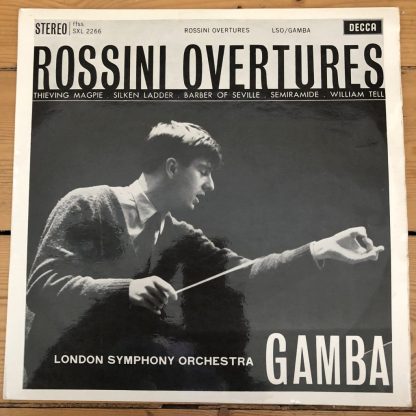 SXL 2266 Rossini Overtures / Gamba / LSO W/B