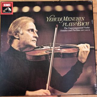 SLS 5045 Yehudi Menuhin plays Bach 3 LP box