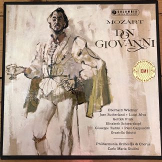 SAX 2369-72 Mozart Don Giovanni / Wachter / Giulini etc. E/R 4 LP box