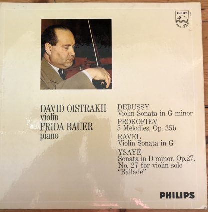 SAL 3589 David Oistrakh plays Debussy, Ravel, Prokofiev and Ysaye