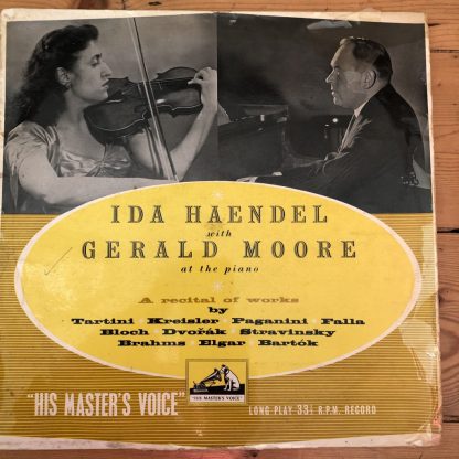 CLP 1021 A Violin Recital by Ida Haendel