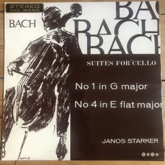 XID 5167 Bach Suites For Unaccompanied Cello Nos. 1 & 4 / Janos Starker