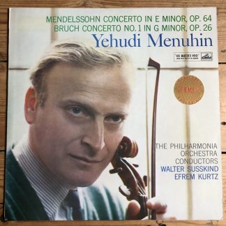 ASD 334 Mendelssohn & Bruch Violin Concertos / Menuhin S/C