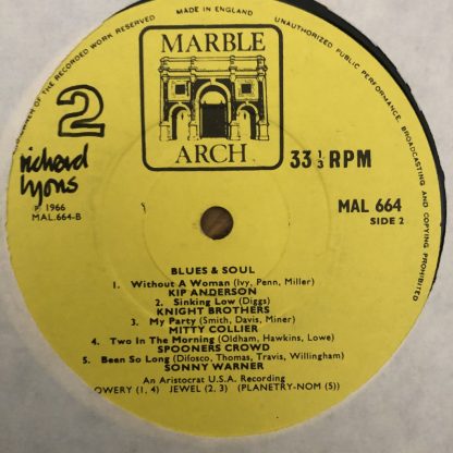MAL 664 Various - Blues & Soul