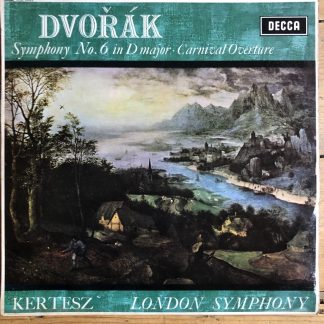 SXL 6253 Dvorak Symphony No. 6, Carnival Overture / Kertesz / LSO W/B