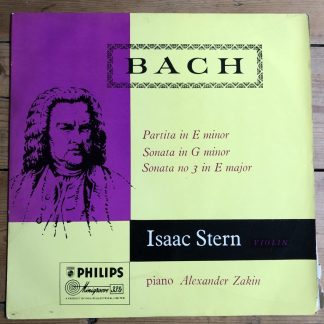 ABL 3011 Bach Partita in E Minor, Violin Sonatas / Isaac Stern / Aleander Zakin