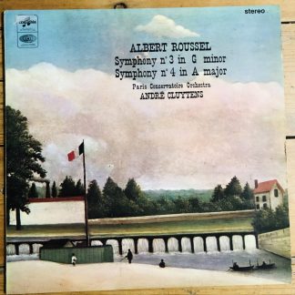 SAX 5251 Albert Roussel Symphonies No. 3 & 4 / Cluytens PCO E/R