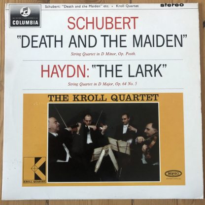 SAX 2519 Schubert "Death & the Maiden" / Haydn "Lark' / Kroll Quartet B/S