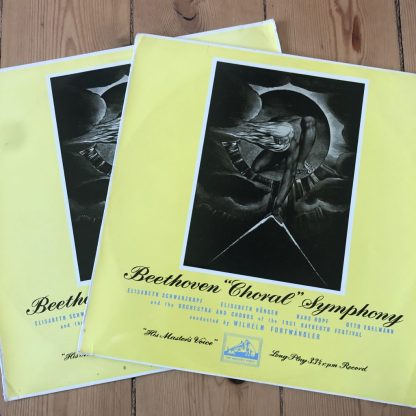 ALP 1286/87 Beethoven Symphony No. 9 / Furtwangler / Bayreuth R/G 2 LP set