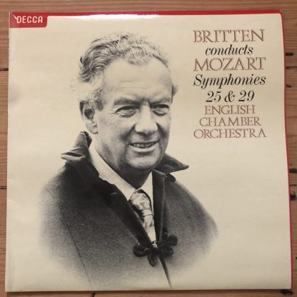 SXL 6879 Mozart Symphonies Nos. 25 & 29 / Britten / ECO