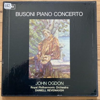 ASD 2336-7 Busoni Piano Concerto / Ogdon S/C 2 LP box HP LIST