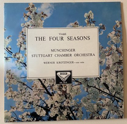 SXL2019 Vivaldi The Four Seasons / Munchinger / Stuttgart CO W/B