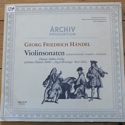198 474/75 Handel Violin Sonatas / Eduard Melkus