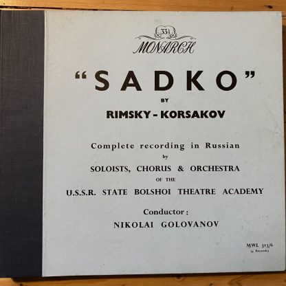 MWL 313-316 Rimsky-Korsakov Sadko