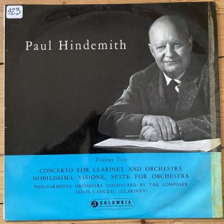 33CX 1533 Hindemith Orchestral Music Vol. 2 B/G