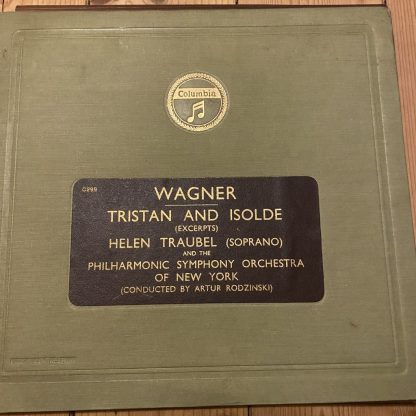 LX 8517/21 Wagner Tristan & Isolde Excerpts / Helen Traubel
