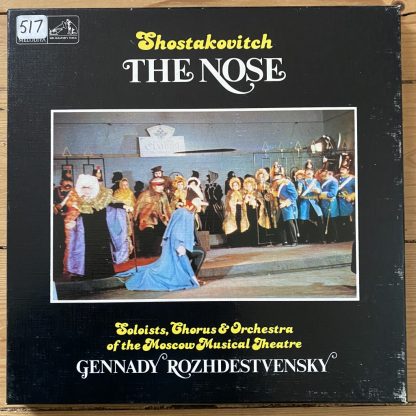 SLS 5088 Shostakovich The Nose / Rozhdestvensky / Moscow Musical Theatre 2 LP box set