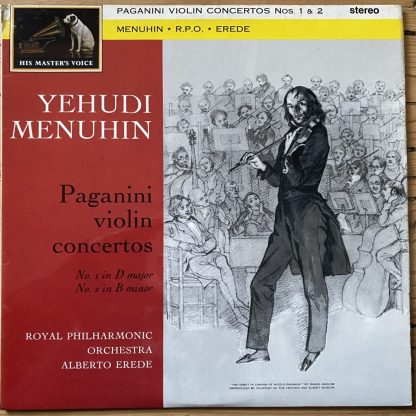 ASD 440 Paganini Violin Concertos 1 & 2 / Menuhin / Erede
