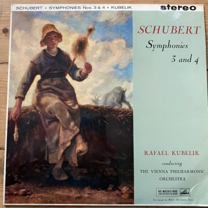 ASD 418 Schubert Symphonies 3 & 4 / Rafael Kubelik / VPO W/G