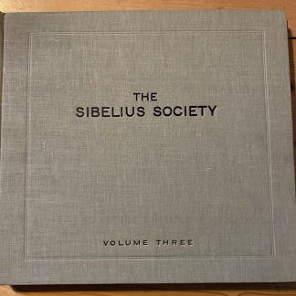 DB 7726/32 Sibelius Society Volume 3