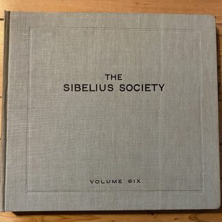 DB 8710/16 Sibelius Society Volume 6