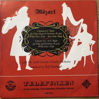 LGX 66019 Mozart Concertos for Flute & Harp / Rose Stein / Willy Glass