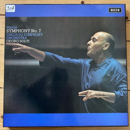 SET 518-9 Mahler Symphony No. 7 / Solti / LSO 2 LP box
