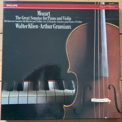 412 141-1 Mozart 15 Great Sonatas / Arthur Grumiaux /