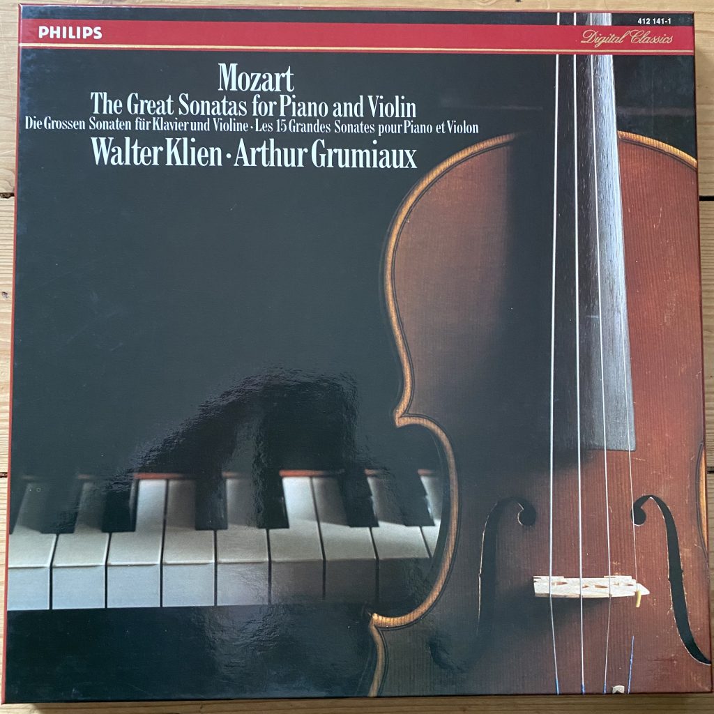 412　15　Grumiaux　141-1　Sonatas　box　Great　Walter　Mozart　LP　set　Arthur　Klein
