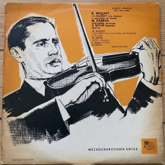 MK 06527-8 Mozart Violin Concerto No.5 & Ravel Gipsy Rhapsody Leonid Kogan