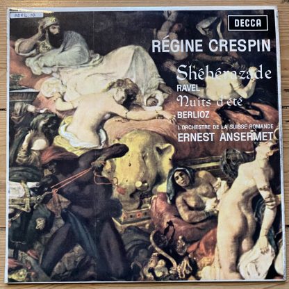 SXL 6081 Ravel Shéhérazade / Berlioz Nuits d'été / Crespin / Ansermet W/B