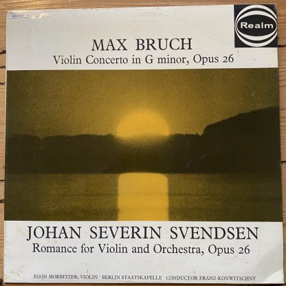 RM 222 Bruch Violin Concerto / Svendsen Romance