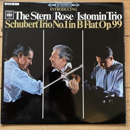 SBRG 72344 Schubert Trio No. 1 - Stern / Rose / Istomin Trio