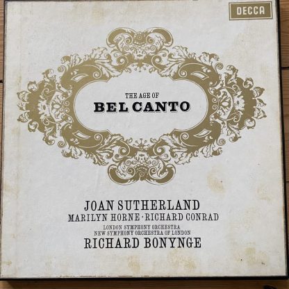 SET 268/9 The Age of Bel Canto / Sutherland W/B 2 LP box