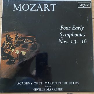 ZRG 594 Mozart Four Early Symphonies Nos. 13-16 / Marriner / ASMF