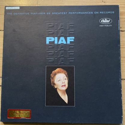 TBL 2193 The Definitive Piaf - Her 22 Greatest Performances 2 LP set