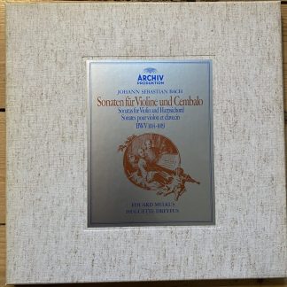 2708 032 Bach Sonatas for Violin & Harpsichord