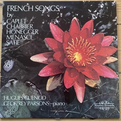 Nimbus 2112 French Songs / Hugues Cuenod / Geoffrey Parsons