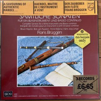 6747 096 Handel Complete Sonatas for Wind Instrument